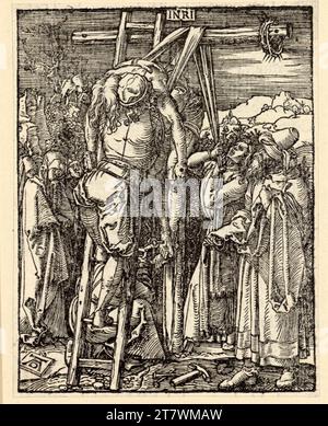 Albrecht Dürer The cross acceptance (small passion, 27). Woodcut around 1509/10 Stock Photo