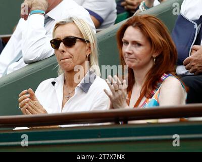 TENNIS - GRAND CHELEM - ROLAND GARROS 2011 - PARIS (FRA) - DAY 13 - 03/06/2011 - PHOTO : LOIC BARATOUX / DPPI - MARTINA NAVRATILOVA Stock Photo