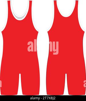 Wrestling Uniform Stock Vector