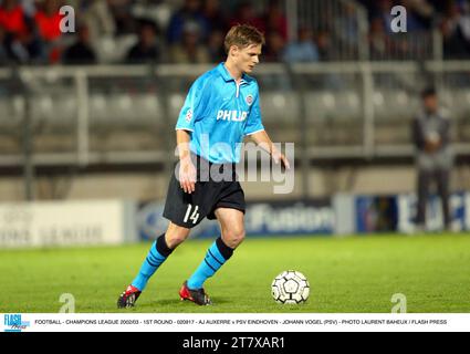 FOOTBALL - CHAMPIONS LEAGUE 2002/03 - 1ST ROUND - 020924