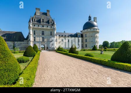 Chateau de Valencay, Valencay, Indre, Centre-Val de Loire, France, Europe Stock Photo
