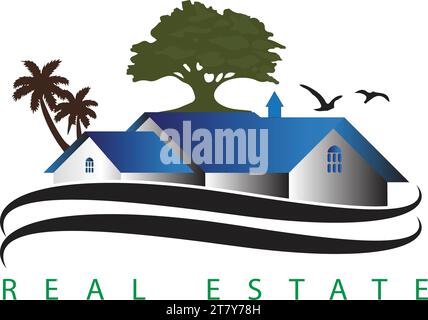 Real Estate Logo Design Template Stock Vector Image & Art - Alamy