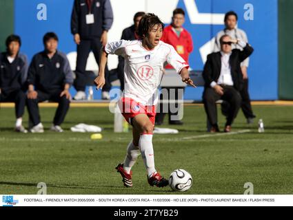 FOOTBALL - FIRENDLY MATCH 2005/2006 - SOUTH KOREA v COSTA RICA - 11/02/2006 - HO LEE (KOR) - PHOTO LAURENT BAHEUX / FLASH PRESS Stock Photo