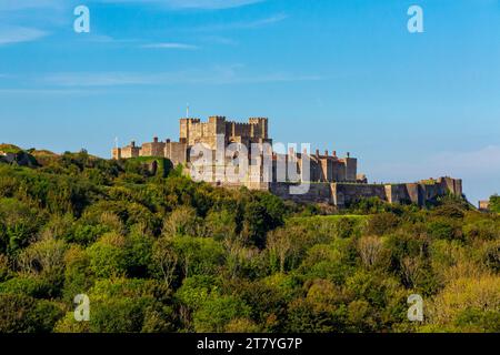 Exterior of Dover Castle in Kent England UK a medieval castle built in the twelth century for King Henry II, one of the largest castles in England. Stock Photo