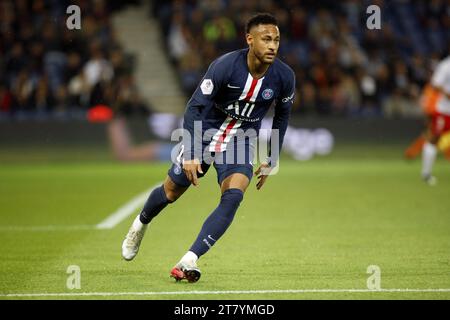 Neymar of PSG during the French championship L1 football match between Paris Saint-Germain and Stade de Reims on September 25, 2019 at Parc des Princes stadium in Paris, France - Photo Mehdi Taamallah / DPPI Stock Photo