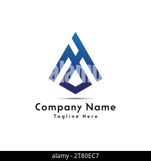 JT letter initial logo design Stock Vector