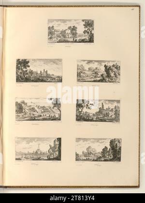 Adam Perelle (Engraver) Various landscapes. etching 1650-1661 , 1650/1661 Stock Photo