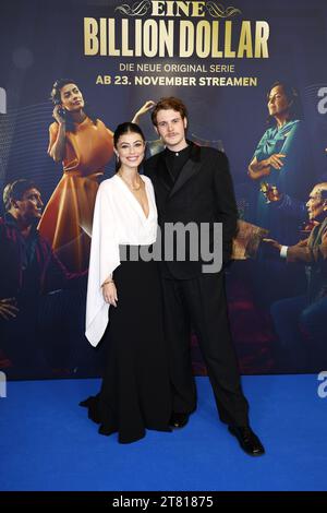 Alessandra Mastronardi und Philip Froissant bei der „One Billion Dollar“ (Paramount+) Serien Premiere am 17.11.2023 in Berlin Stock Photo