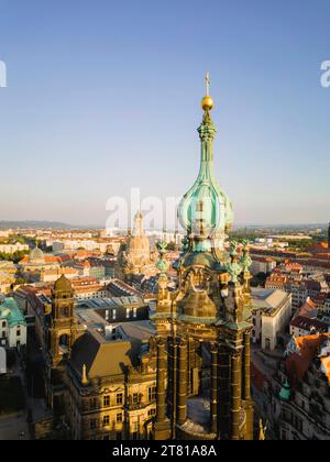 Dresden Altstadt Residenzschloss mit Hofkirche. Dresden Sachsen ...