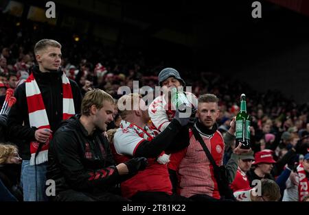 Parken, Copenhagen, Denmark. 17th Nov, 2023. Denmark versus Slovenia, at Parken, Copenhagen, Denmark. Ulrik Pedersen/CSM/Alamy Live News Stock Photo