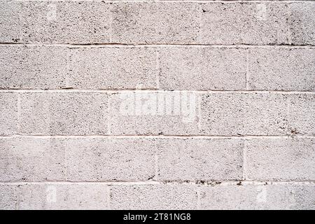 Grey concrete block wall Stock Photo