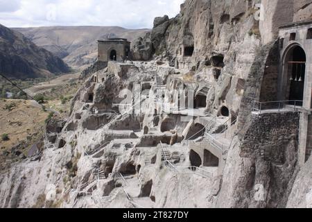 The Vardzia Cave Monastery, Georgia Stock Photo