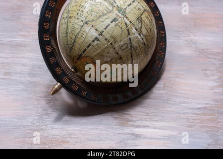 World globe model. Global business and ecology concept Stock Photo