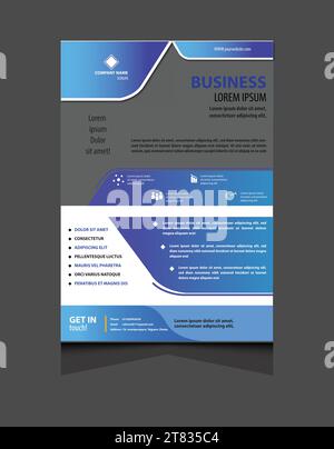 Business flyer, poster design Stock Vector