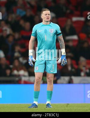 Jordan Pickford of England - England v Malta, UEFA EURO 2024 Qualifier ...