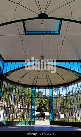 PETROPOLIS, RIO DE JANEIRO, BRAZIL - May 26, 2023: Crystal Palace (Palacio de Cristal) seen from inside Stock Photo