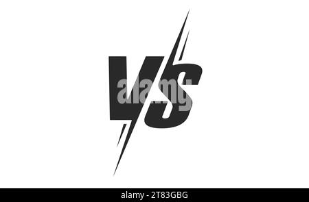 Versus logo. VS letters for sports, fight, competition, battle, match, game. Vector icon. Stock Vector