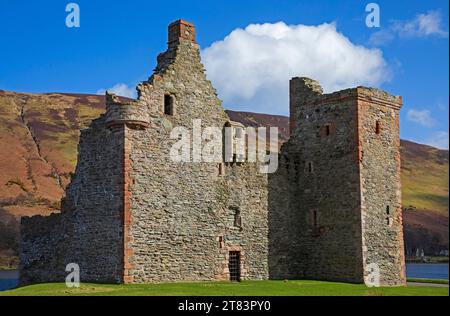 Lochranza Castle, Isle of Arran, North Ayrshire, Scotland, UK Stock Photo