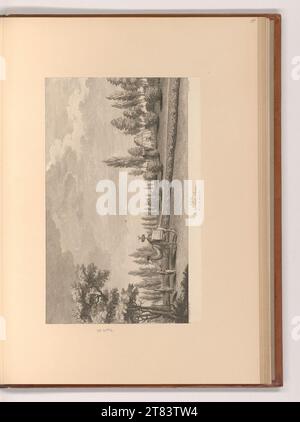 Auguste Claude Simon Legrand (Engraver) Vüe/ Tartare tent,/ Take point N .. etching around 1773 Stock Photo