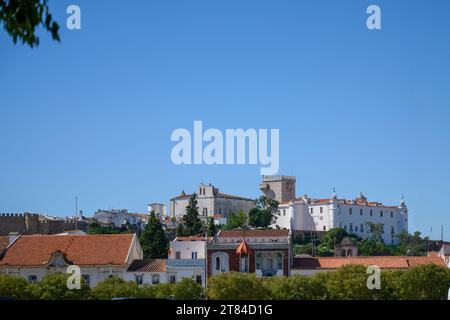 13th century Estremoz Castle, Estremoz Alentejo, Portugal. Stock Photo