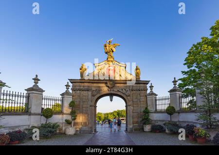 Poland, Czestochowa - July 19, 2023: Jasna Gora fortified monastery and church. Polish Catholic pilgrimage site with Black Madonna Stock Photo