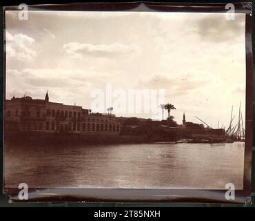 Roda Island, Old Cairo, Cairo, Egypt. February 23, 2024. Bust of Ismail ...
