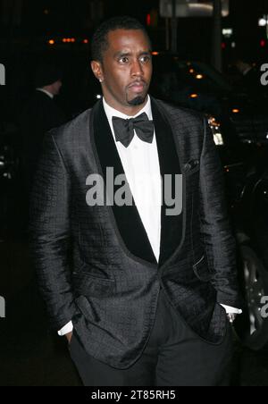 Manhattan, United States Of America. 06th Feb, 2008. NEW YORK - FEBRUARY 06, 2008:' A Night To Benefit Raising Malawi & UNICEF', hosted by Madonna and Gucci, at The United Nation in New York City on February 6, 2008 People: Sean 'P.Diddy' Combs Credit: Storms Media Group/Alamy Live News Stock Photo