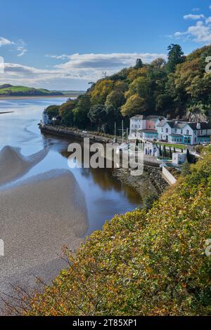 The Hotel Portmeirion on the Dwyryd Estuary, Portmeirion, Gwynedd, Wales Stock Photo