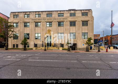 United States Post Office and Court House in Marquette, United States Stock Photo
