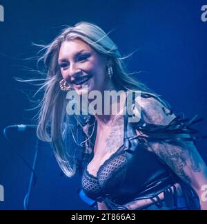 Wolverhampton, United Kingdom. 17th November 2023, Event: KKs Steel Mill. “The Answer” with support from “KIRA MAC”.  PICTURED: Kira Mac  Credit: Mark Dunn/Alamy Live News Stock Photo