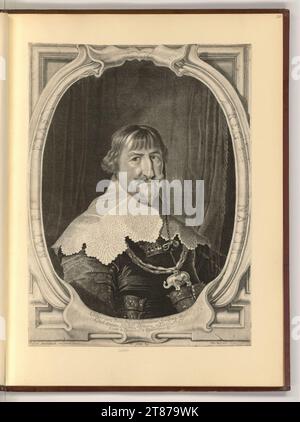 Albert Haelwegh (An der Entstehung Beteiligte r) Portrait Christian IV., King of Denmark and Norway. Copper engraving, etching 1620-1673 , 1620/1673 Stock Photo