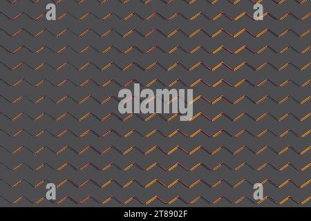 Zig zag lines banner templates set, gradient stripes texture backgrounds for cover layouts Stock Photo