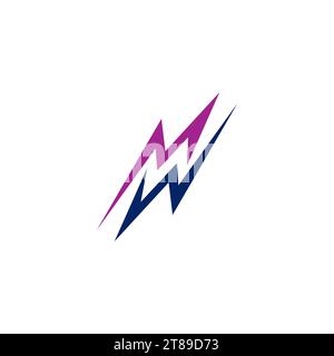 MW Logo Simple Design. Letter MW Icon Stock Vector