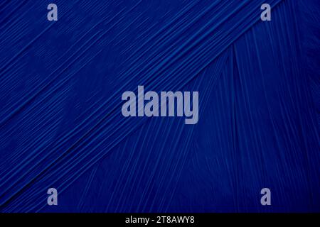 Blue abstract plastic foil background with 3d effect and bubbles Stock Photo
