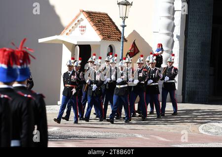 Monaco National Day 2023 MONACO, NOVEMBER 19: Carabinieri Palais attend the Monaco National Day 2023 on November 19, 2023 in Monaco, Copyright: xNewsxPicturesx Royal Monaco Day 1230 Credit: Imago/Alamy Live News Stock Photo