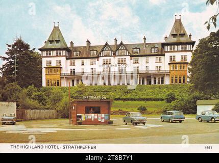 The Highland Hotel, Strathpeffer 1960s. Stock Photo
