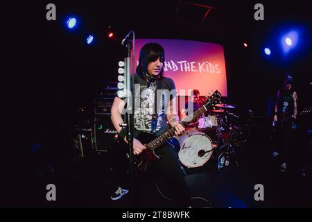 lizi and the kids live in Turin Stock Photo