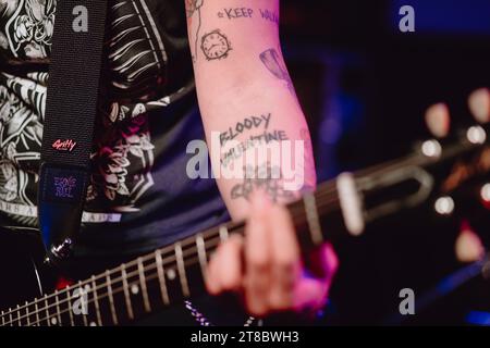 lizi and the kids live in Turin Stock Photo