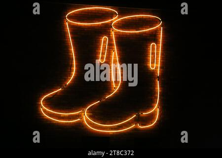 Durham City, UK, November 18th, 2023, EMOTIONAL WEATHER, Aidan Moesby, Lumiere 2023, Credit: DEW/Alamy Live News Credit: DEW/Alamy Live News Stock Photo