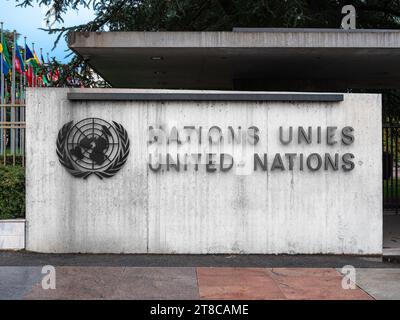 Unog Structure Geneva, Switzerland - November 3, 2023: United Nations Office Geneva or ...