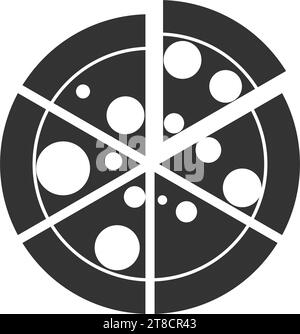 Pizza icon vector illustration design Stock Vector