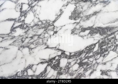 black and white marble pattern abstract background, creative texture of marble Stock Photo