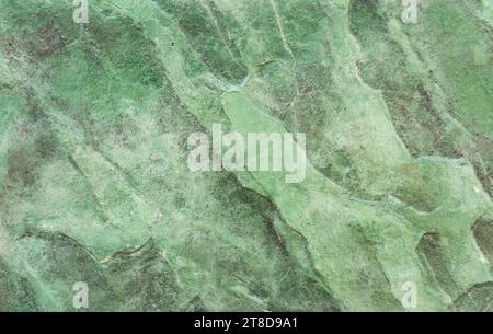 Green natural rock surface texture Stock Photo