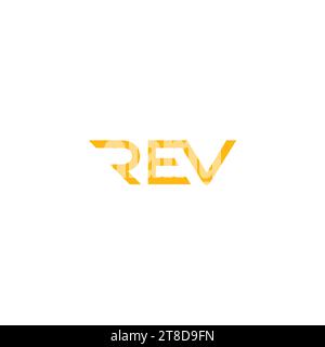 REV Logo Simple and Modern Design Stock Vector