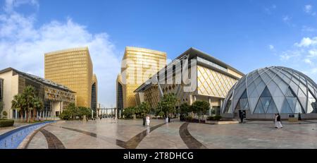Riyadh, Saudi Arabia - January 8, 2023: A panoramic view of Digital City Stock Photo
