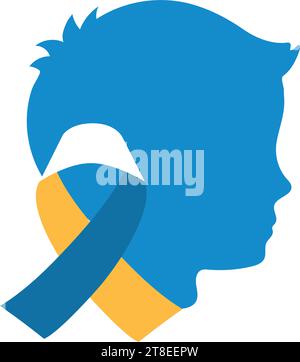 down syndrome condition Stock Vector