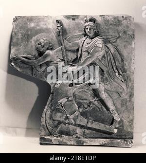 Alexander the Great in His Triumphal Chariot, Bertel Thorvaldsen, 1770-1844, No earlier than 1812, Sculpture, Relief, Cast, Height 115 cm, Width 105 cm, Sculpture, European, Modernity (1800 - 1914 Stock Photo