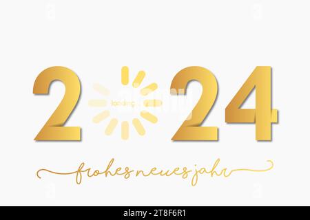 2024 - happy new year - best wishes 2024 background Stock Vector