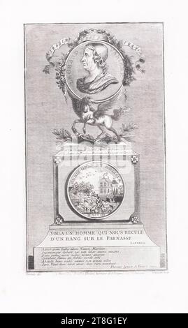 VIRGILE DE LA FRANCE LE GRAND VANIERE Néen son Château de Causses, Diocese de Béziers, le 3 mars., 1664. Auteur du Prædium Rusticum des Eglogues sur Tamariié. THE WEALTH AND DELICIOUSNESS OF THE COUNTRY, 1830 VOILA UN HOMME QUI NOUS RECULE, D'UN RANG SUR LE PARNASE., SANTEUIL Look at the Gauls, tall and brown in nature. They gave him genius, and not only labor conquering amnesia; Fate will not take away the envious souls. He lives as long as love lives. while they will remain in the countryside., Thomas Ignace de Vaniere, nephew Desrais del. (à Paris chez Bailly, libraire Stock Photo