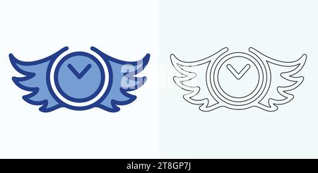 Time and Clock set of linear icons. Time management. Timer, Speed, Alarm, Restore, Time Management, Calendar and more. Collection of time, clock, Stock Vector